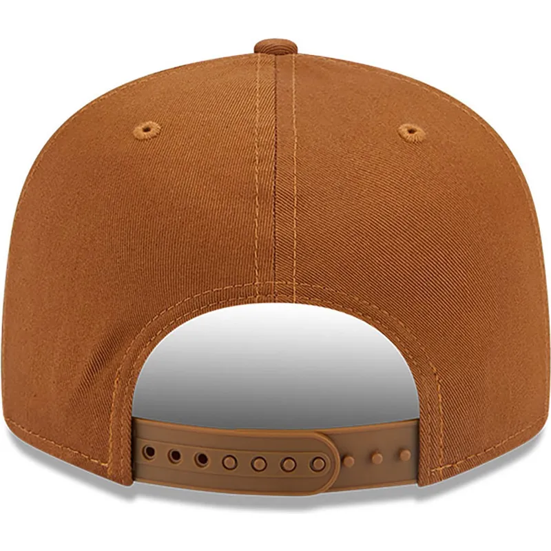 cappelli-piatta-marrone-snapback-9fifty-league-essential-dei-new-york-yankees-mlb-di-new-era