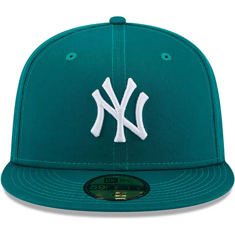 cappelli-piatta-verde-regolato-59fifty-league-essential-dei-new-york-yankees-mlb-di-new-era