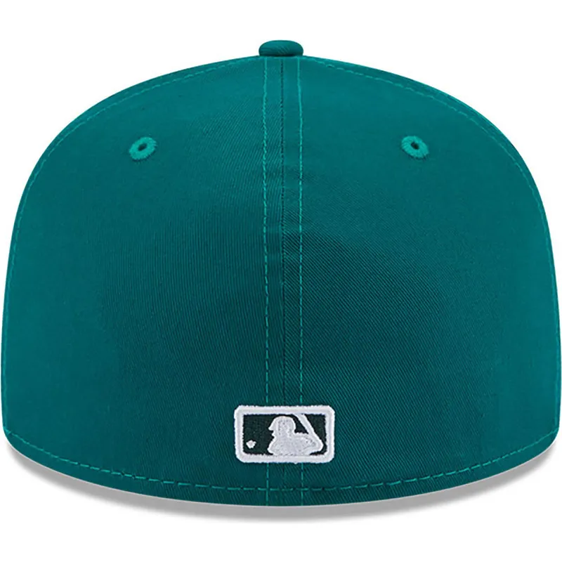 mutzen-flach-grun-angepasst-59fifty-league-essential-der-new-york-yankees-mlb-von-new-era