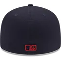 cappelli-piatta-blu-marino-regolato-59fifty-league-essential-dei-new-york-yankees-mlb-di-new-era