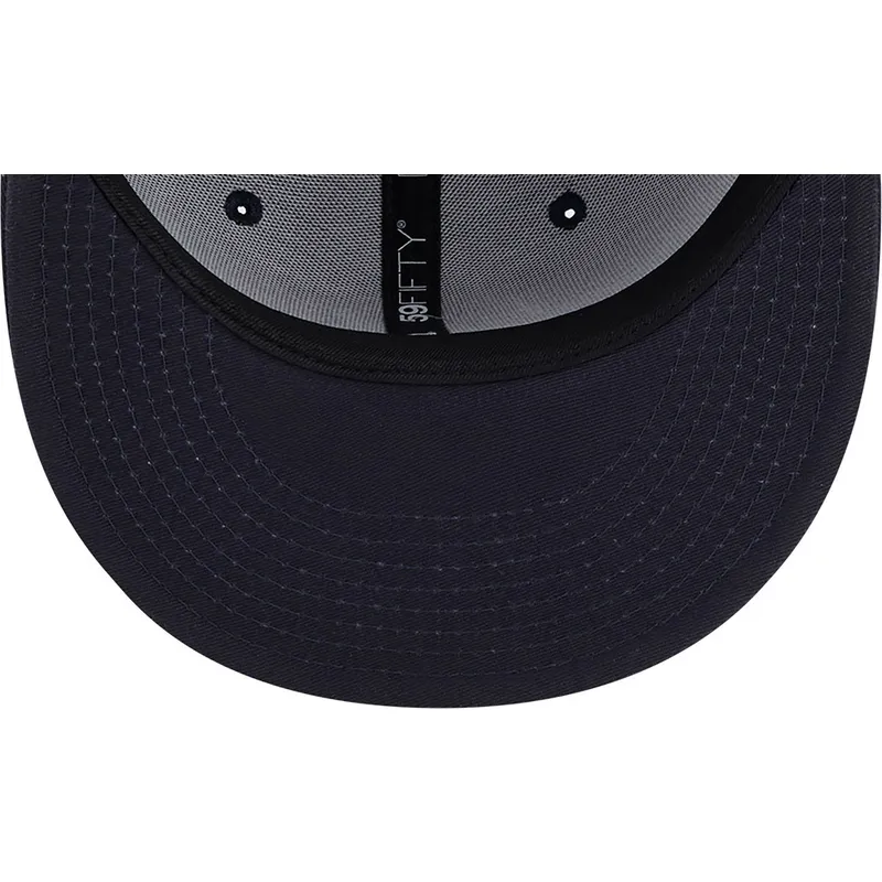 mutzen-flach-marineblau-angepasst-59fifty-league-essential-der-new-york-yankees-mlb-von-new-era