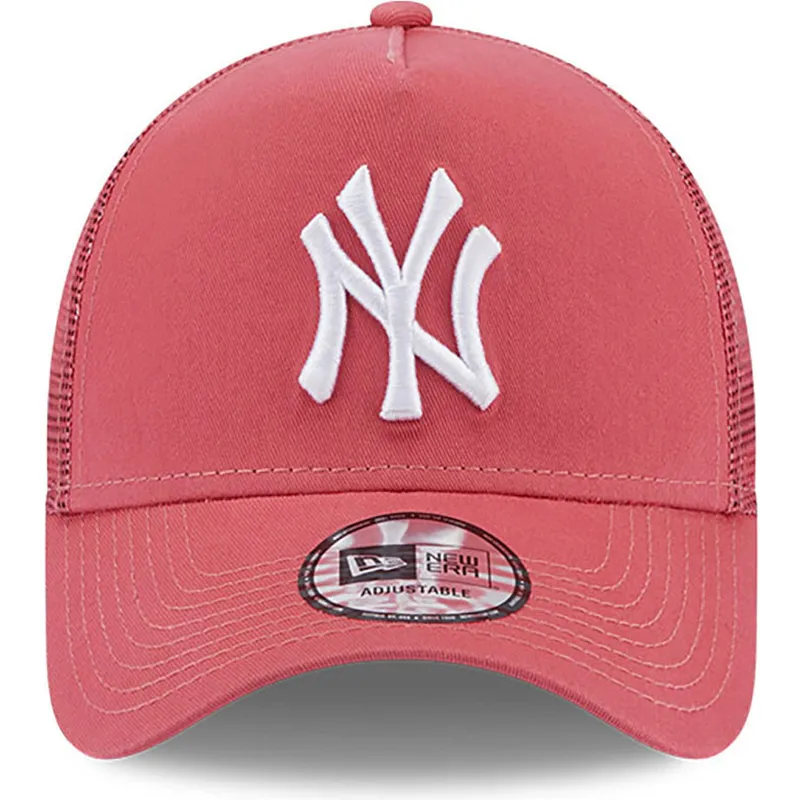 cappelli-curva-rosa-snapback-a-frame-league-essential-dei-new-york-yankees-mlb-di-new-era
