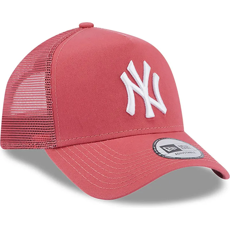 cappelli-curva-rosa-snapback-a-frame-league-essential-dei-new-york-yankees-mlb-di-new-era