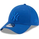 cappellino-curvo-blu-regolabile-con-logo-blu-39thirty-league-essential-dei-new-york-yankees-mlb-di-new-era