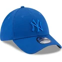 cappellino-curvo-blu-regolabile-con-logo-blu-39thirty-league-essential-dei-new-york-yankees-mlb-di-new-era