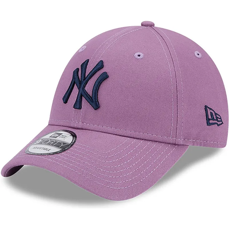 mutzen-gebogen-violett-verstellbares-band-9forty-league-essential-der-new-york-yankees-mlb-von-new-era mutzen-gebogen-violett-verstellbares-band-9forty-league-essential-der-new-york-yankees-mlb-von-new-era