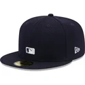 casquette-plate-bleue-marine-ajustee-59fifty-reverse-logo-new-york-yankees-mlb-new-era