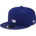 casquette-plate-bleue-ajustee-59fifty-reverse-logo-los-angeles-dodgers-mlb-new-era