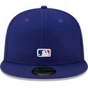 casquette-plate-bleue-ajustee-59fifty-reverse-logo-los-angeles-dodgers-mlb-new-era
