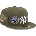 cappelli-piatta-verde-regolato-59fifty-world-series-dei-new-york-yankees-mlb-di-new-era