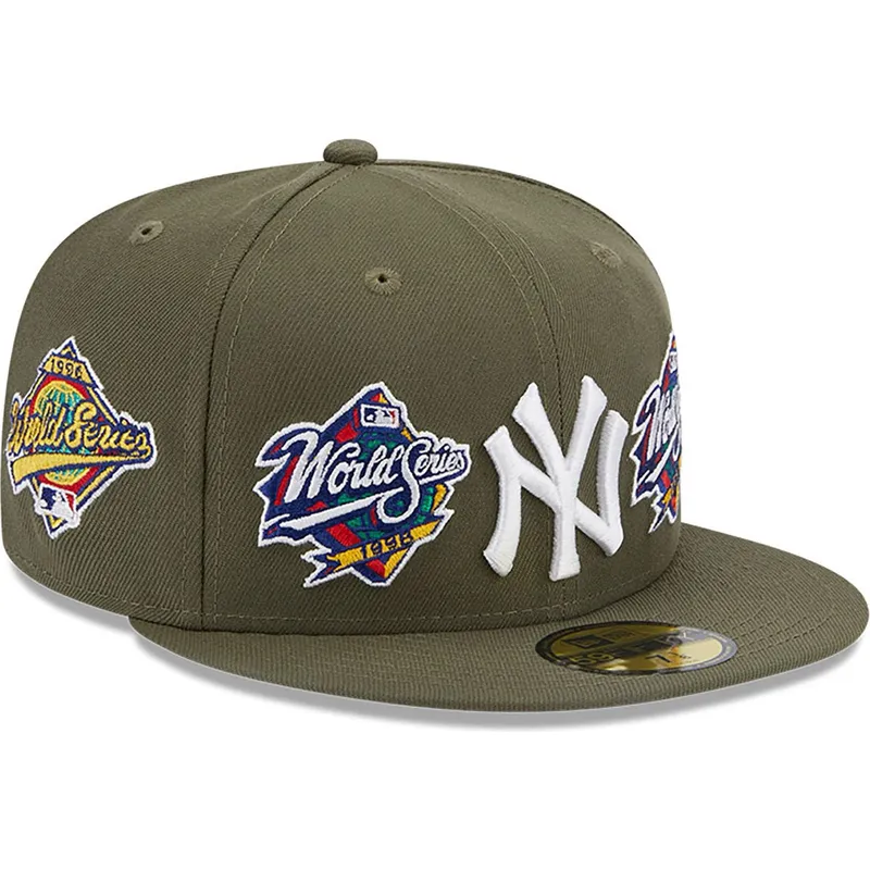 Gorra plana negra ajustada 59FIFTY Essential de New York Yankees MLB de New  Era