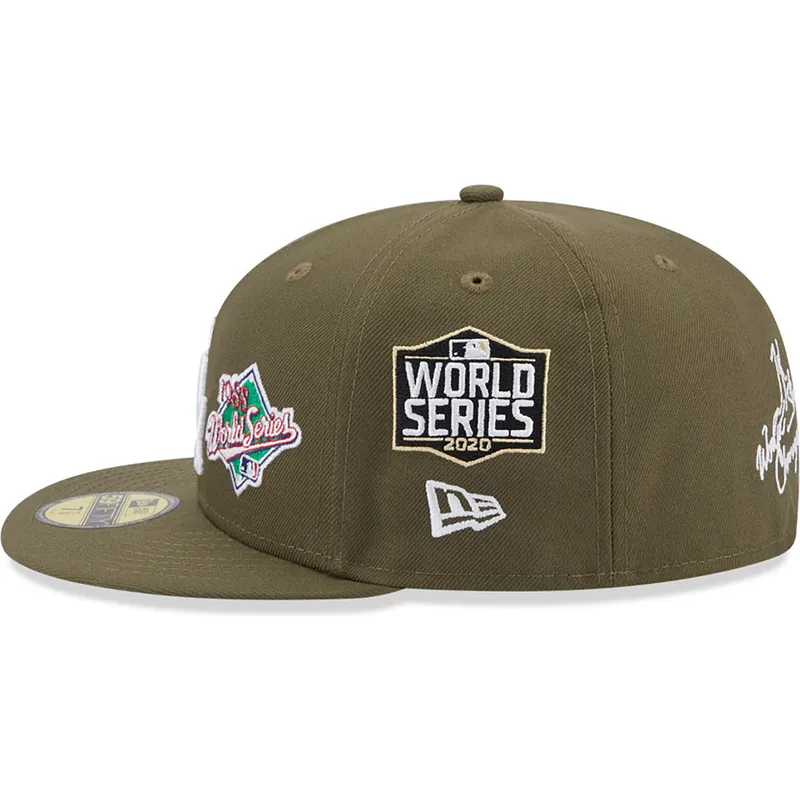cappelli-piatta-verde-regolato-59fifty-world-series-dei-los-angeles-dodgers-mlb-di-new-era
