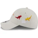 mutzen-gebogen-beige-verstellbares-band-9forty-koi-fish-der-los-angeles-dodgers-mlb-von-new-era