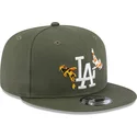 cappelli-piatta-verde-snapback-9fifty-koi-fish-dei-los-angeles-dodgers-mlb-di-new-era