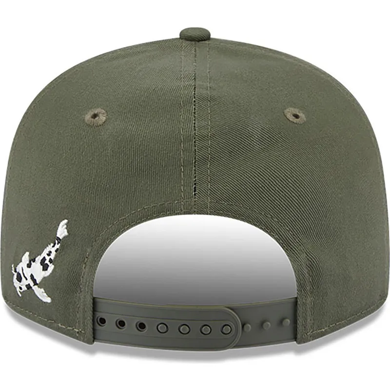 cappelli-piatta-verde-snapback-9fifty-koi-fish-dei-los-angeles-dodgers-mlb-di-new-era