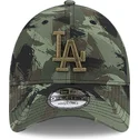cappellino-curvo-regolabile-9forty-mimetico-all-over-print-painted-dei-los-angeles-dodgers-mlb-di-new-era