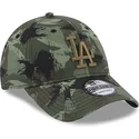 mutzen-gebogen-tarnung-verstellbares-band-9forty-all-over-print-painted-der-los-angeles-dodgers-mlb-von-new-era