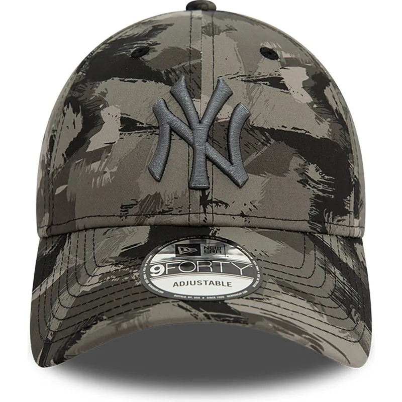 cappelli-curva-mimetizzazione-cinghia-regolabile-9forty-all-over-print-painted-dei-new-york-yankees-mlb-di-new-era