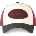gorra-trucker-beige-rossa-e-nera-cla4-di-von-dutch