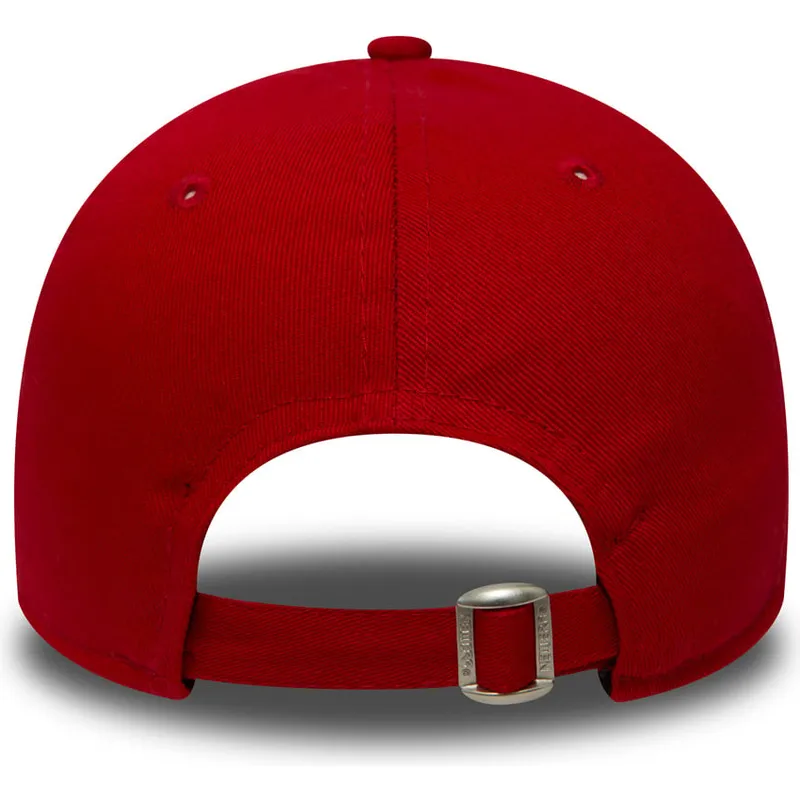 czerwona-regulowana-czapka-z-zakrzywionym-daszkiem-dla-dzieci-9forty-essential-new-york-yankees-mlb-od-new-era