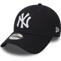 new-era-new-york-yankees-mlb-9forty-essential-justerbar-morkebla-buet-kasket-til-dreng