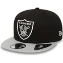 graue-snapback-kappe-9fifty-cotton-block-der-las-vegas-raiders-nfl-von-new-era