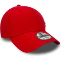 cappellino-visiera-curva-rosso-regolabile-9forty-flawless-logo-di-new-york-yankees-mlb-di-new-era