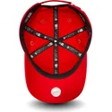 rote-verstellbare-curved-cap-9forty-flawless-logo-der-new-york-yankees-mlb-von-new-era