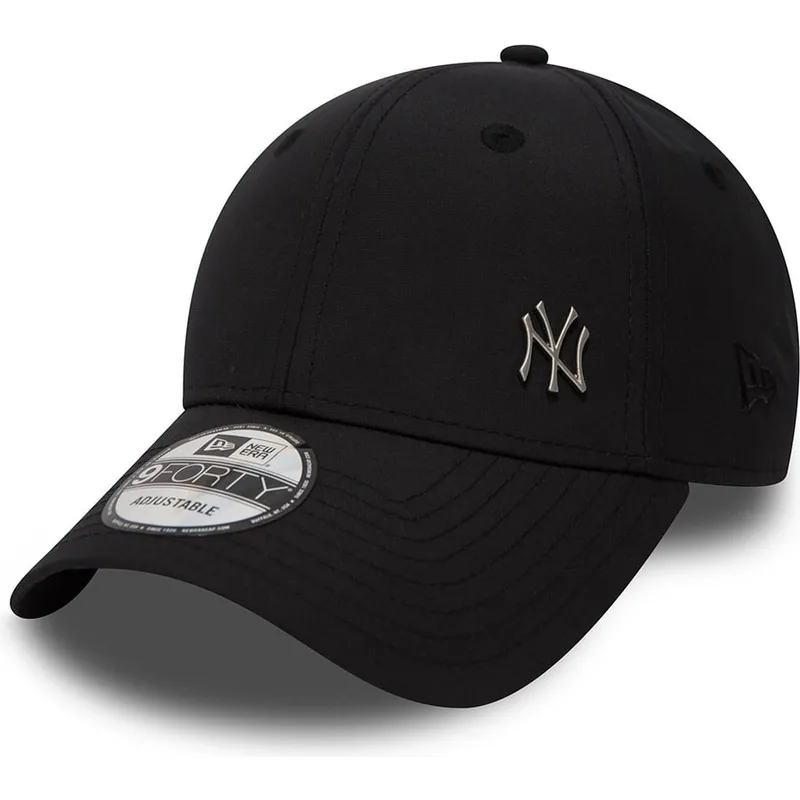 cappellino-curvo-nero-regolabile-9forty-flawless-logo-dei-new-york-yankees-mlb-di-new-era