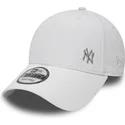 cappellino-visiera-curva-bianco-regolabile-9forty-flawless-logo-di-new-york-yankees-mlb-di-new-era