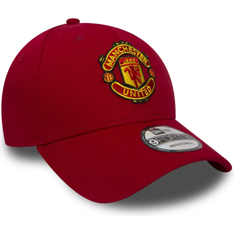 rod-justerbar-kurvet-kasket-9forty-essential-fra-manchester-united-football-club-fra-new-era