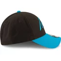 cappellino-visiera-curva-nero-e-blu-regolabile-9forty-the-league-di-carolina-panthers-nfl-di-new-era