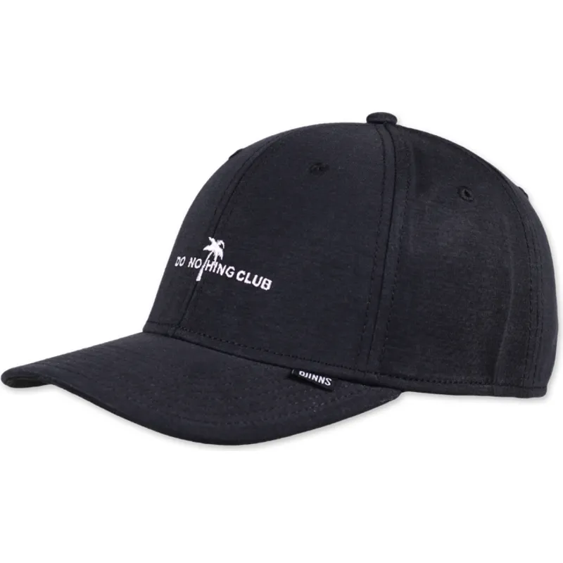 cappelli-curva-nero-cinghia-regolabile-di-djinns