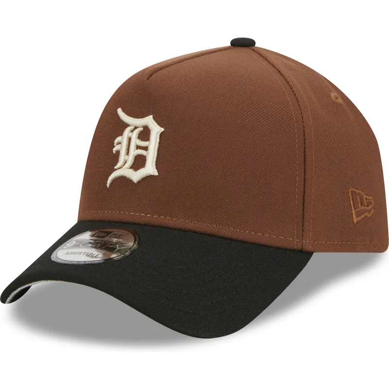 mutzen-gebogen-braun-snapback-9forty-a-frame-harvest-der-detroit-tigers-mlb-von-new-era