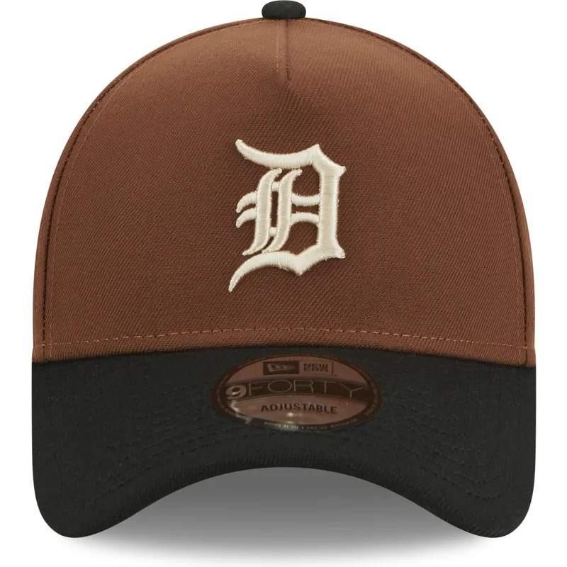 mutzen-gebogen-braun-snapback-9forty-a-frame-harvest-der-detroit-tigers-mlb-von-new-era