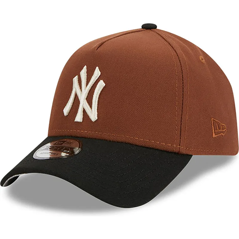 cappelli-curva-marrone-snapback-9forty-a-frame-harvest-dei-new-york-yankees-mlb-di-new-era