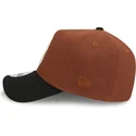 cappellino-curvo-marrone-e-nero-snapback-9forty-a-frame-harvest-dei-new-york-yankees-mlb-di-new-era