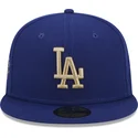 mutzen-flach-blau-angepasst-59fifty-laurel-sidepatch-der-los-angeles-dodgers-mlb-von-new-era