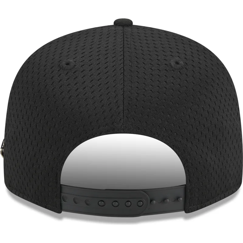 cappello-piatto-nero-snapback-9fifty-post-up-pin-dei-new-york-yankees-mlb-di-new-era