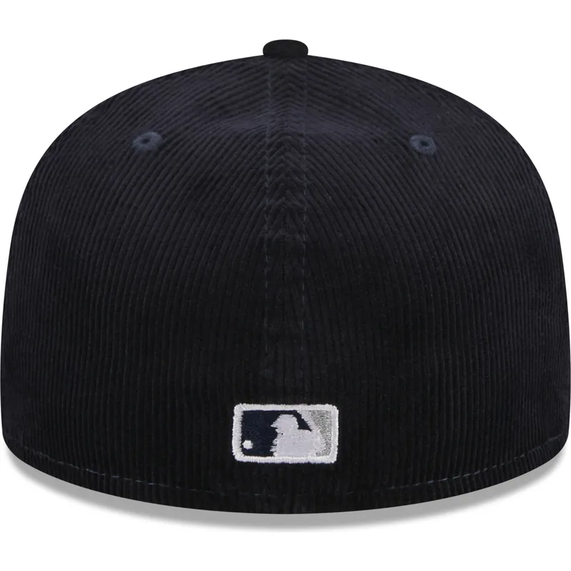 cappelli-piatta-blu-marino-regolato-59fifty-throwback-cord-dei-new-york-yankees-mlb-di-new-era