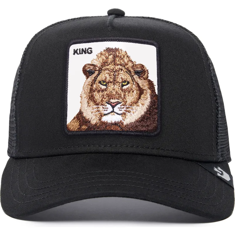 gorra-trucker-negra-leon-the-king-lion-the-farm-de-goorin-bros