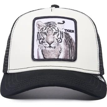 cappellino-trucker-bianco-e-nero-tigre-the-white-tiger-the-farm-di-goorin-bros