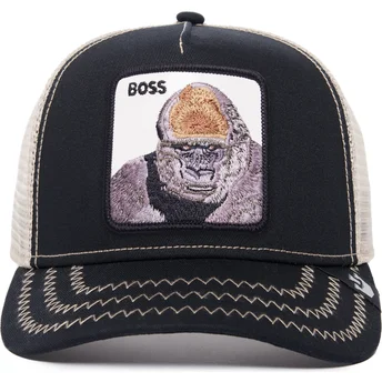 schwarz-weisse-trucker-kappe-gorila-the-boss-the-farm-von-goorin-bros