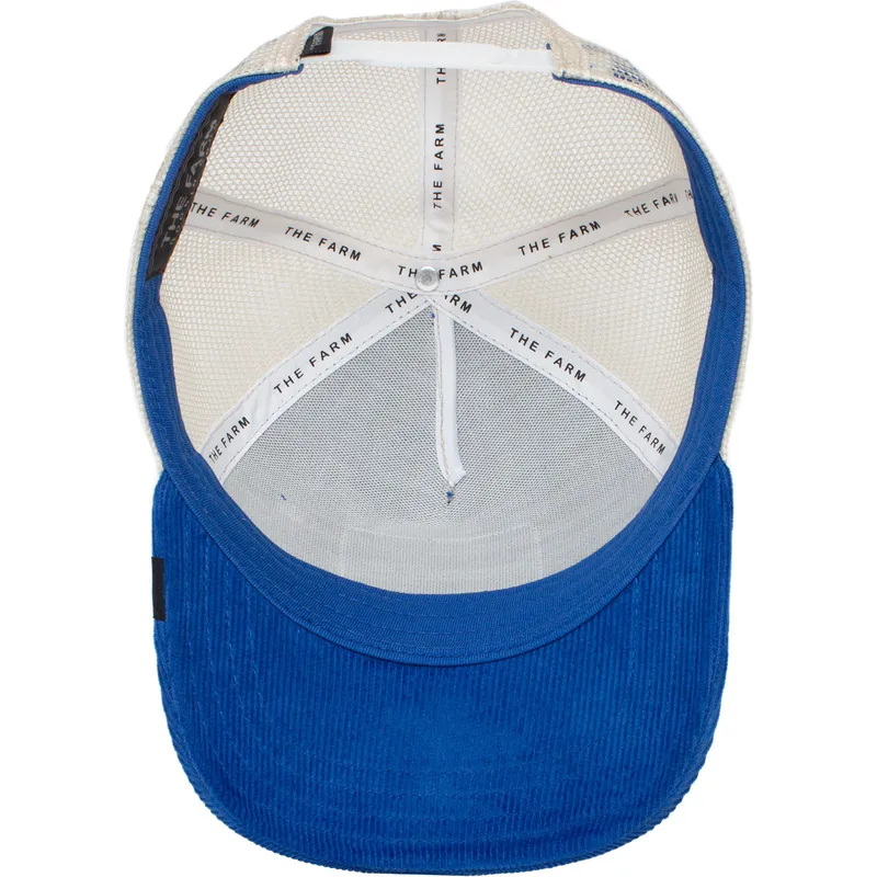 cappellino-trucker-blu-e-bianco-cavallo-sly-stallione-corduroy-the-farm-di-goorin-bros