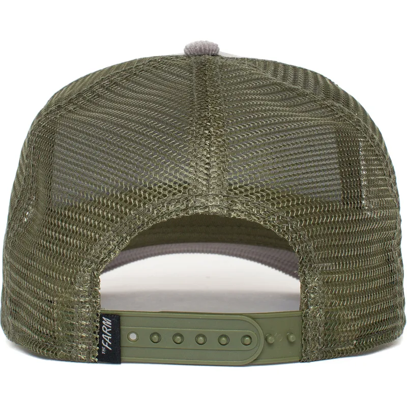 gorra-trucker-gris-y-verde-perro-bulldog-butch-wulbul-corduroy-the-farm-de-goorin-bros