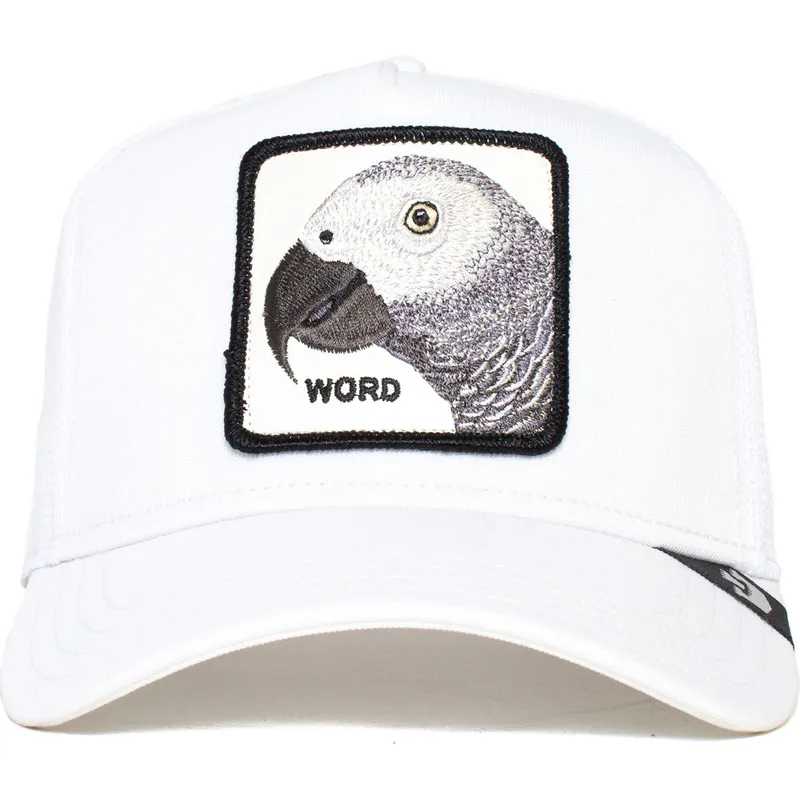 czapka-trucker-biala-papuga-platinum-word-the-farm-od-goorin-bros