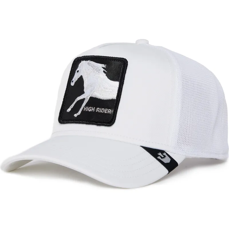 cappellino-trucker-bianco-cavallo-platinum-high-the-farm-di-goorin-bros
