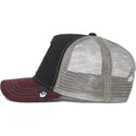 gorra-trucker-negra-gris-y-roja-leon-king-circwool-of-life-the-farm-de-goorin-bros