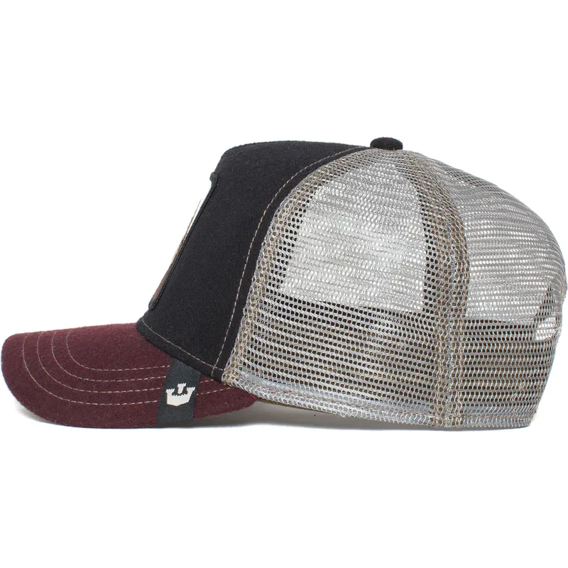 gorra-trucker-sort-gra-og-rod-love-king-circwool-of-life-the-farm-fra-goorin-bros