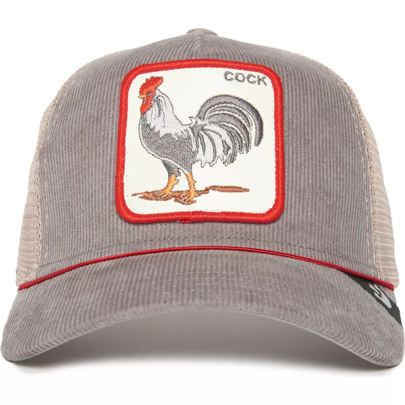 goorin-bros-rooster-cock-the-arena-corduroy-the-farm-grey-trucker-hat